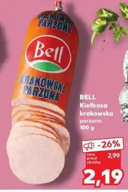 Kaufland BELL Kiełbasa krakowska parzona 100 g oferta