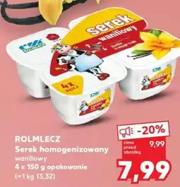 Kaufland ROLMLECZ Serek homogenizowany waniliowy oferta