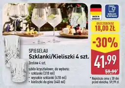 ALDI SPIEGELAU Szklanki/Kieliszki 4 szt oferta