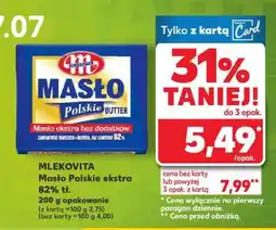 Kaufland MLEKOVITA Masło Polskie ekstra 82% tł oferta