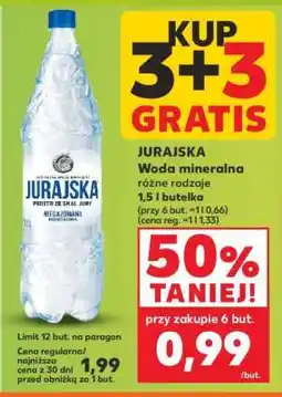 Kaufland JURAJSKA Woda mineralna różne rodzaje oferta