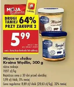 Biedronka Mięso w słoiku Kraina Wędlin, 300 g oferta