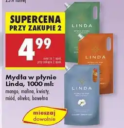Biedronka Mydła w płynie Linda, 1000 ml oferta
