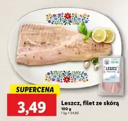 Lidl Leszcz, filet ze skórą oferta
