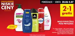 Biedronka Żele pod prysznic oferta