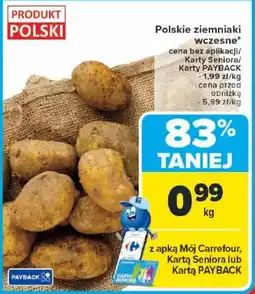 Carrefour Polskie ziemniaki wczesne oferta