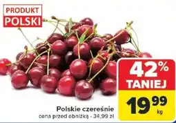 Carrefour Polskie czereśnie oferta