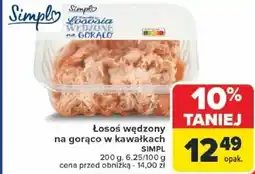 Carrefour Łosoś wędzony na gorąco w kawałkach SIMPL oferta