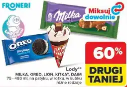 Carrefour Lody MILKA, OREO, LION, KITKAT, DAIM oferta