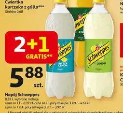 Auchan Napój bitter lemon Schweppes oferta