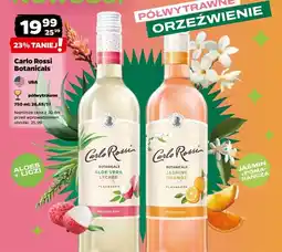 Netto Wino aloe vera lychee Carlo Rossi Botanicals oferta