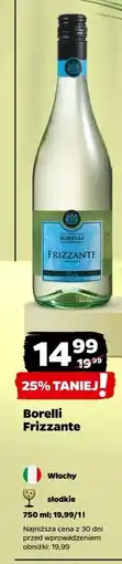Netto Wino bałe słodkie Borelli Frizzante oferta