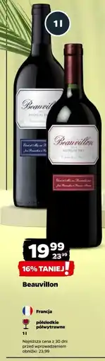 Netto Wino Beauvillon Medium Sweet oferta