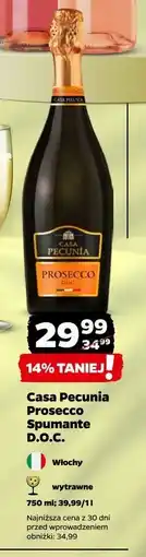 Netto Wino wytrawne Casa Pecunia Prosecco Doc oferta
