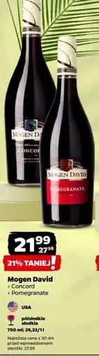 Netto Wino Mogen David Pomegranate oferta