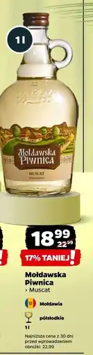 Netto Wino Mołdawska Piwnica Muscat oferta