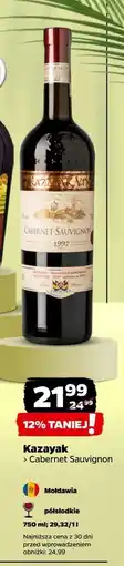 Netto Wino półsłodkie Kazayak Cabernet Sauvignon oferta
