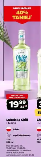 Netto Wódka Lubelska Chill Mojito oferta