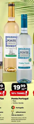 Netto Wino Ponte Portugal Medium Dry oferta