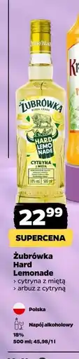 Netto Likier 18% arbuz z cytryną Żubrówka Hard Lemonade oferta