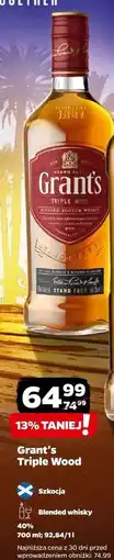 Netto Whisky Grant's Triple Wood oferta