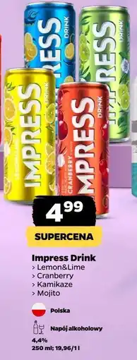 Netto Drink lemon&lime Sobieski Impress oferta