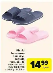 Carrefour Klapki basenowe męskie oferta