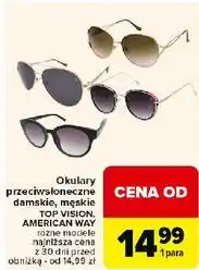 Carrefour Okulary słoneczne American Way oferta