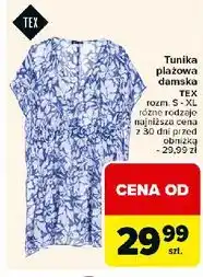 Carrefour Tunika plażowa damska s-xl Tex oferta