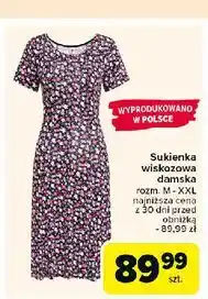 Carrefour Sukienka wiskozowa damska m-xxl oferta