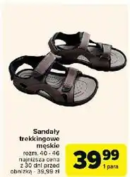 Carrefour Sandały trekingowe męskie rozm. 40-46 oferta