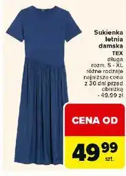Carrefour Sukienka damska s-xl Tex oferta