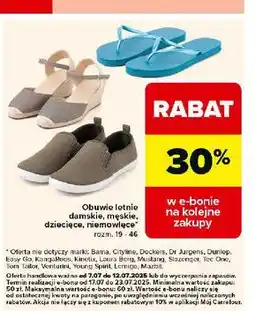 Carrefour Obuwie letnie niemowlęce rozm. 18-23 oferta