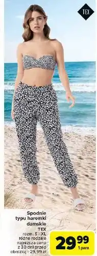 Carrefour Spodnie damskie rozm. s-xl Tex oferta