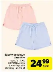 Carrefour Szorty dresowe damskie oferta
