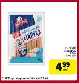 Globi Parówki z indyka klasyczne Indykpol oferta