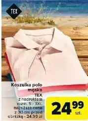 Carrefour Koszulka polo męska rozm. s-3xl Tex oferta