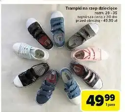 Carrefour Trampki na rzepy oferta