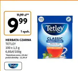 Intermarche Herbata czarna Tetley Classic oferta