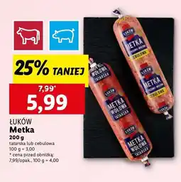 Lidl Metka tatarska Łmeat łuków oferta