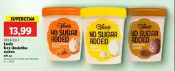 Lidl Lody no sugar salted caramel flavour Gelatelli oferta
