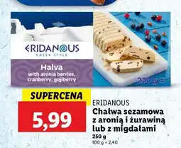 Lidl Chałwa z migdałami Eridanous oferta