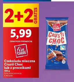 Lidl Czkeolada crusti choc Fin carre oferta