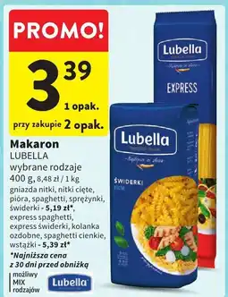 Intermarche Makaron Lubella oferta