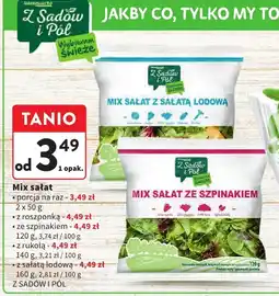 Intermarche Mix sałat Z Sadów i Pól oferta