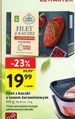 Intermarche Filet z kaczki z sosem żurawinowym Intermarche oferta