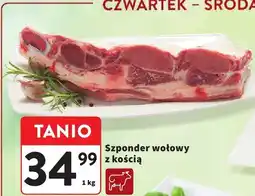 Intermarche Szponder wołowy z kością Intermarche oferta