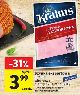 Intermarche Szynka eksportowa wieprzowa Krakus oferta