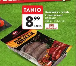 Intermarche Kaszanka z cebulą i pieczarkami Kabanos oferta