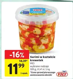 Intermarche Surimi w kształcie krewetek Vici oferta